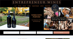 Desktop Screenshot of entrepreneurwines.com
